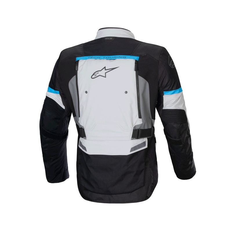 Blouson moto Alpinestars Bogota PRO Drystar gris-noir-bleu