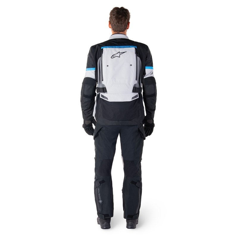 Blouson moto Alpinestars Bogota PRO Drystar gris-noir-bleu