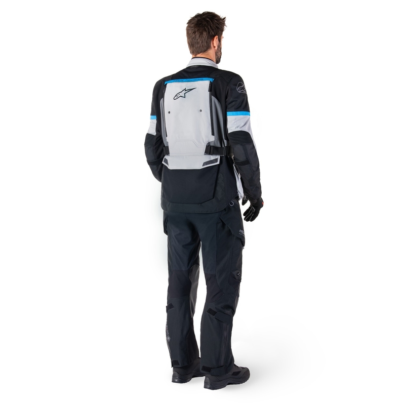 Blouson moto Alpinestars Bogota PRO Drystar gris-noir-bleu