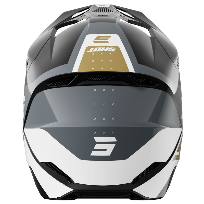 Casque de motocross Shot Furious League or-noir