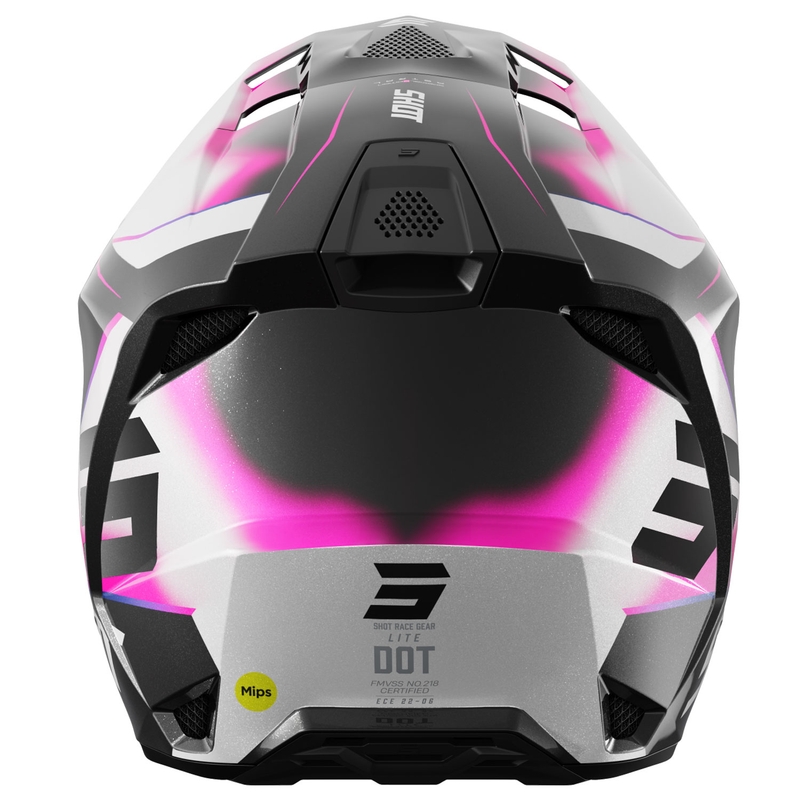 Casque cross Shot Lite Astral bleu-rose