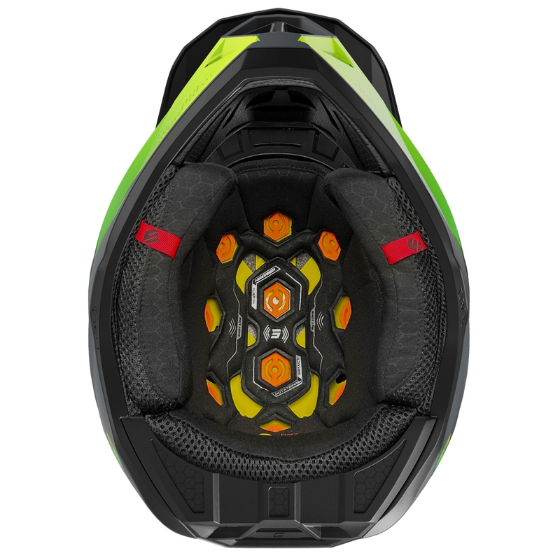Casque cross Shot Lite Ultra jaune fluo mat