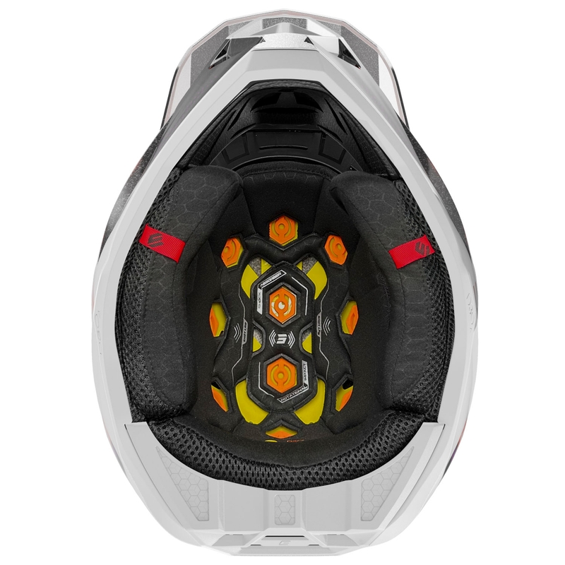 Casque cross Shot Lite Ultra orange perle
