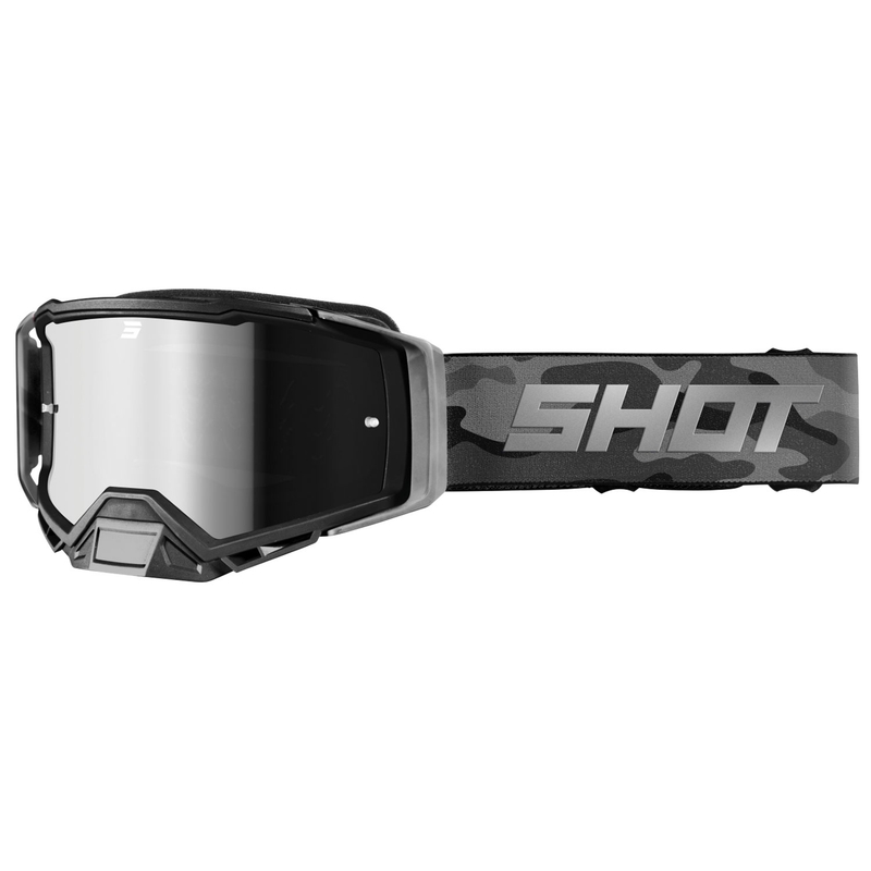 Lunettes cross Shot Core gris camo avec plexiglas iridium