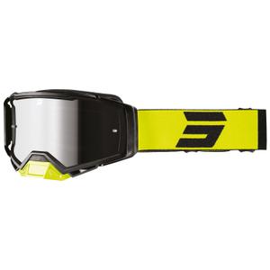 Lunettes cross Shot Core jaune fluo avec plexiglas iridium