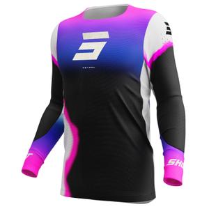 Maillot cross Shot Aerolite Astral bleu-rose