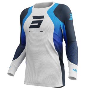 Maillot cross Shot Aerolite Ultra bleu