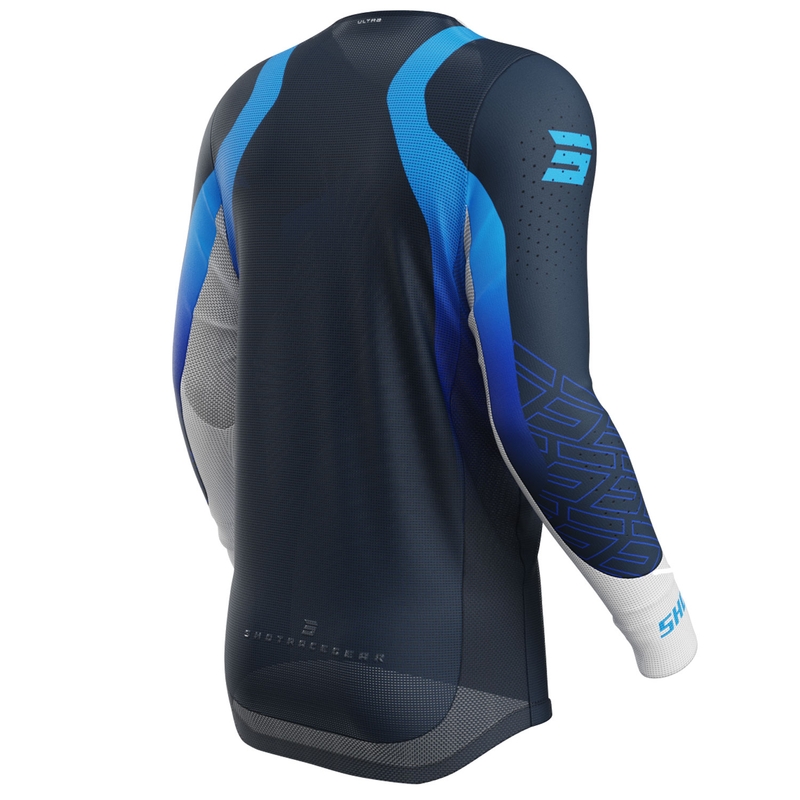 Maillot cross Shot Aerolite Ultra bleu
