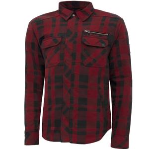 Chemise moto Street Racer Striker rouge