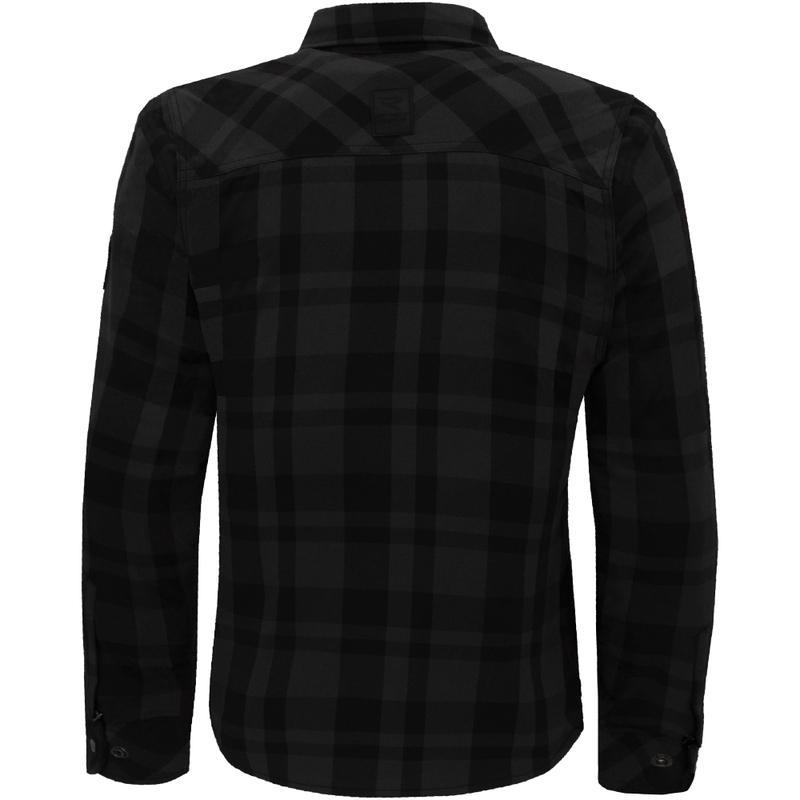 Chemise de moto Street Racer Striker noire