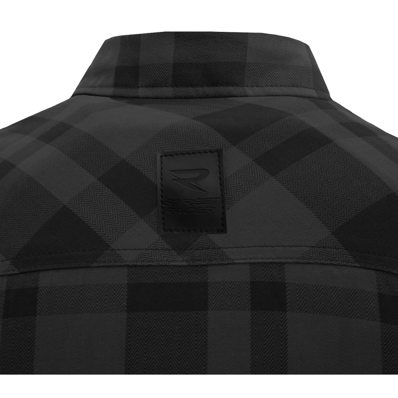 Chemise de moto Street Racer Striker noire