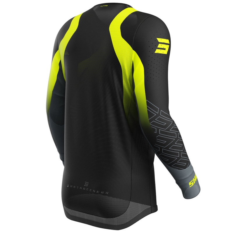 Maillot cross Shot Aerolite Ultra jaune fluo