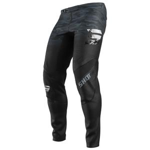 Pantalon motocross Shot Contact Tactic noir-gris