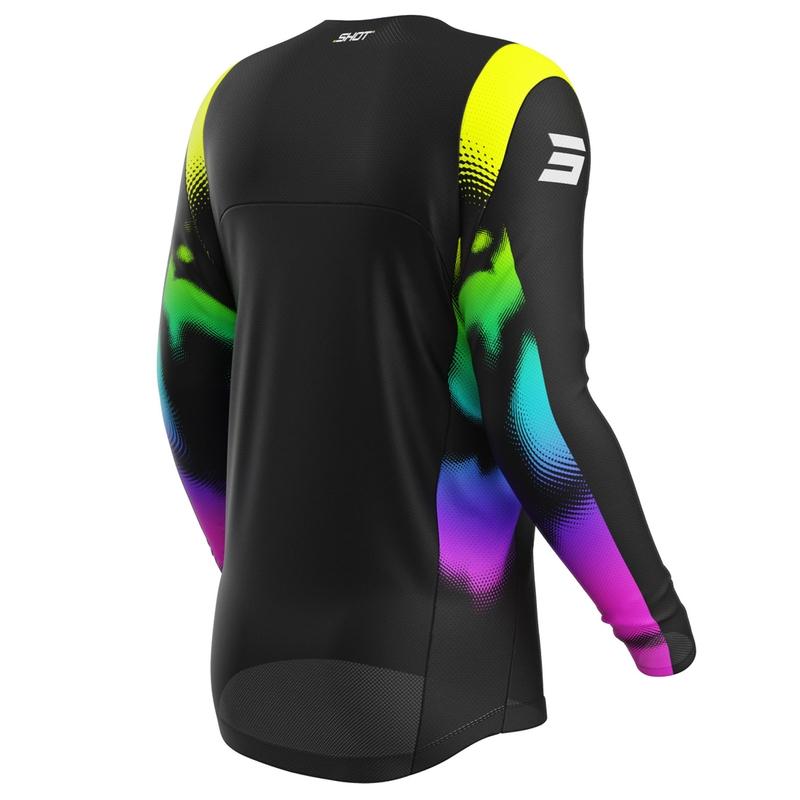 Maillot cross Shot Contact Nitro noir