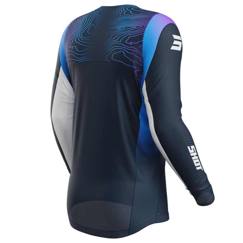 Maillot de motocross Shot Contact Apex bleu
