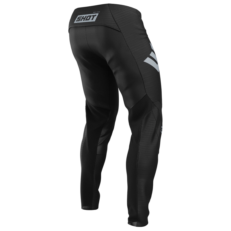 Pantalon moto cross Shot Contact Onyx noir-gris
