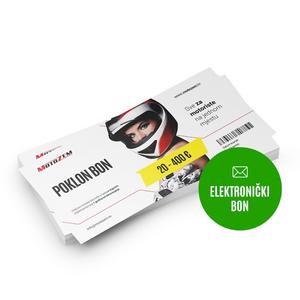 Elektronický dárkový poukaz Motozem EUR HR
