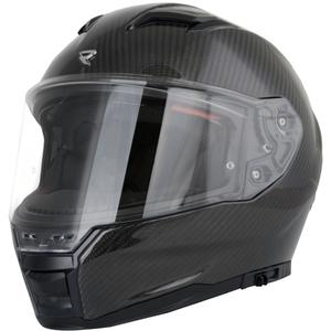 Casque moto intégral Street Racer Titan Carbon noir