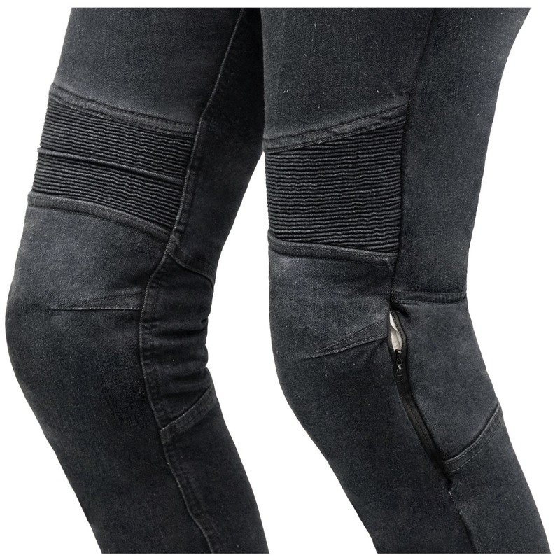 Jean court femme Street Racer Spike II noir