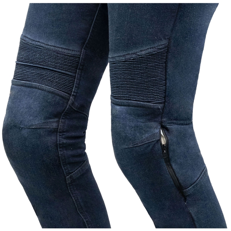 Jean crop femme Street Racer Spike II bleu