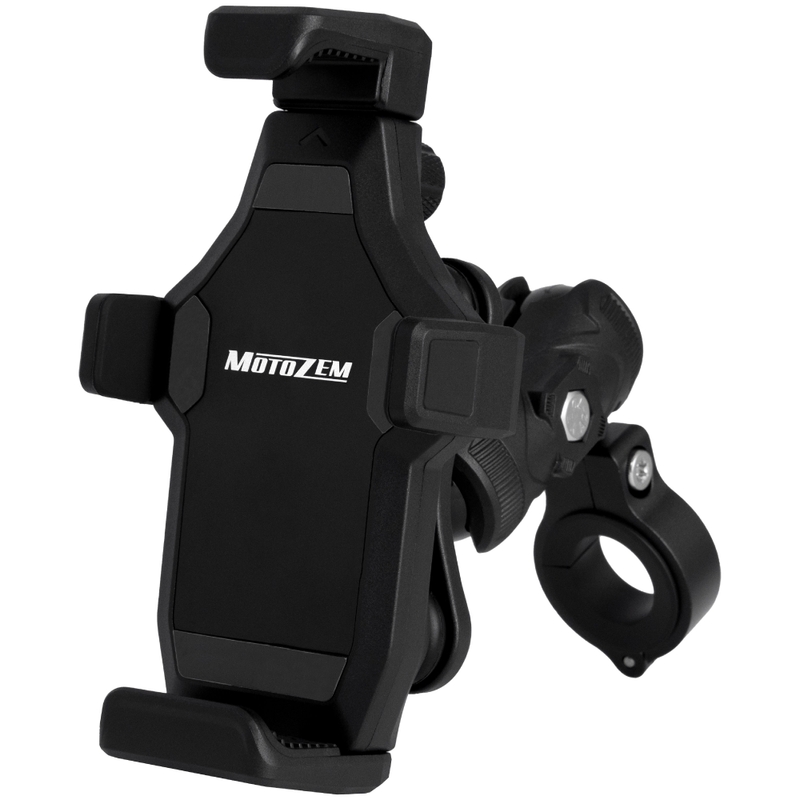 Support anti-vibrations pour moto avec verrouillage MotoZem Grip PRO noir