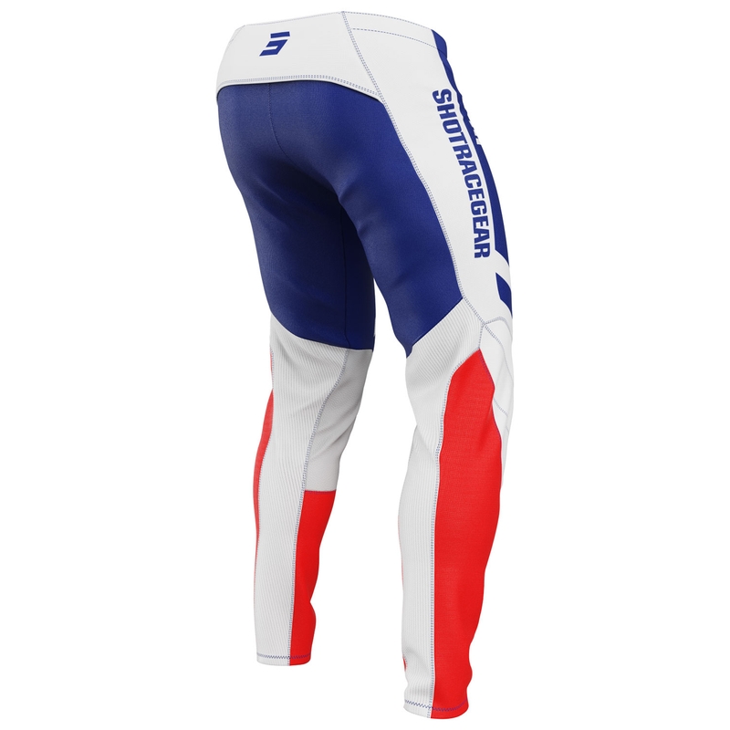 Pantalon cross Shot Contact Mythic bleu-rouge