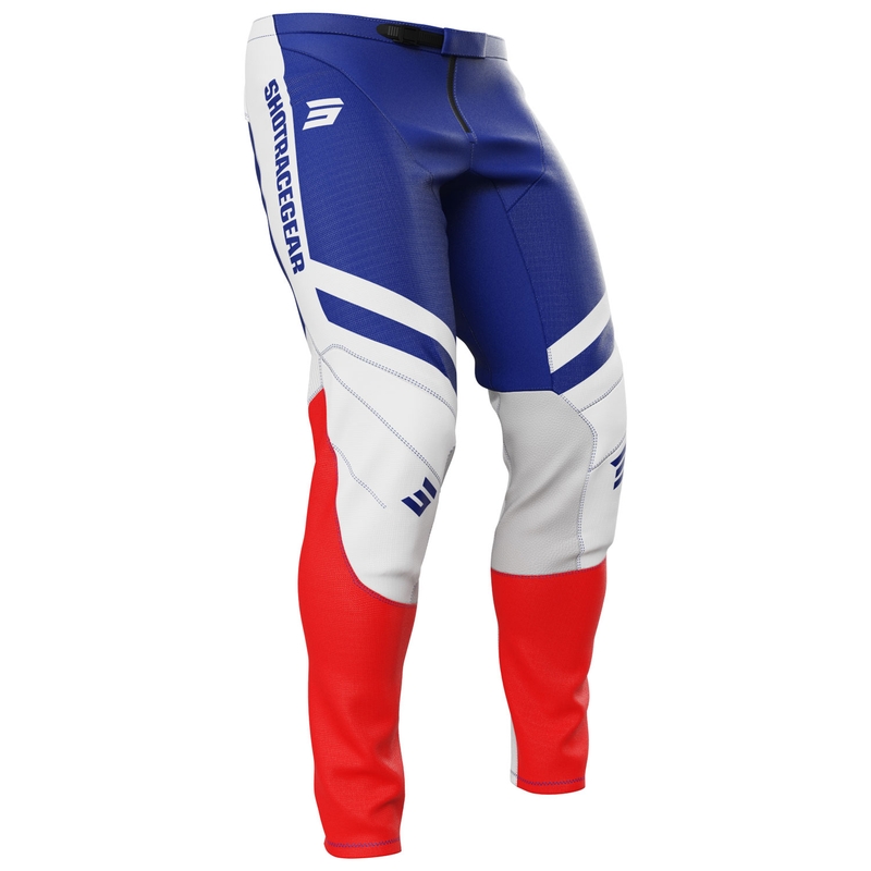 Pantalon cross Shot Contact Mythic bleu-rouge
