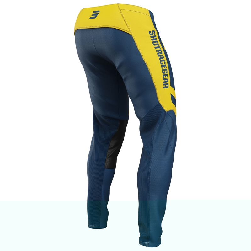 Pantalon cross Shot Contact Mythic bleu-jaune