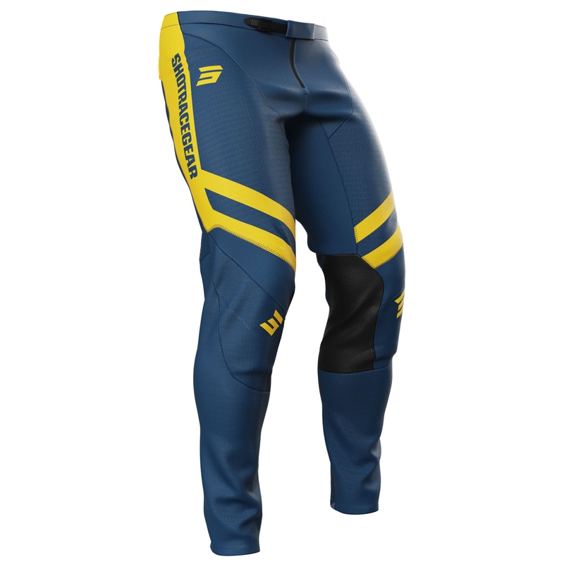 Pantalon cross Shot Contact Mythic bleu-jaune