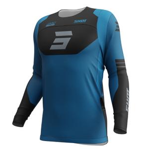 Maillot cross Shot Contact Shield bleu