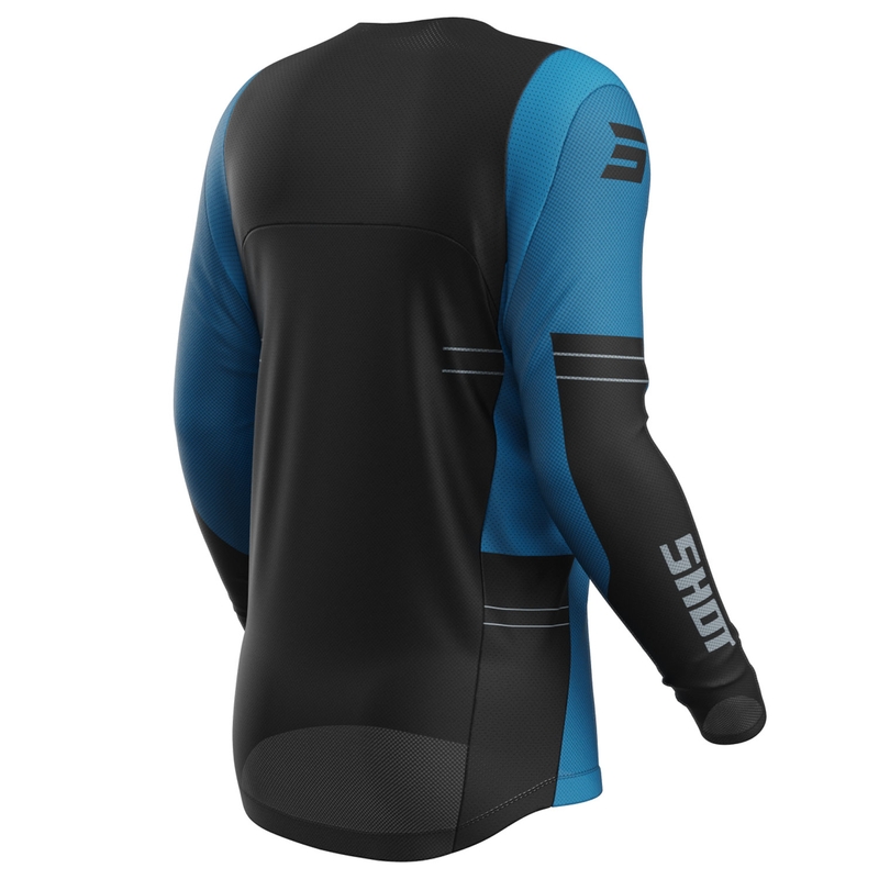 Maillot cross Shot Contact Shield bleu