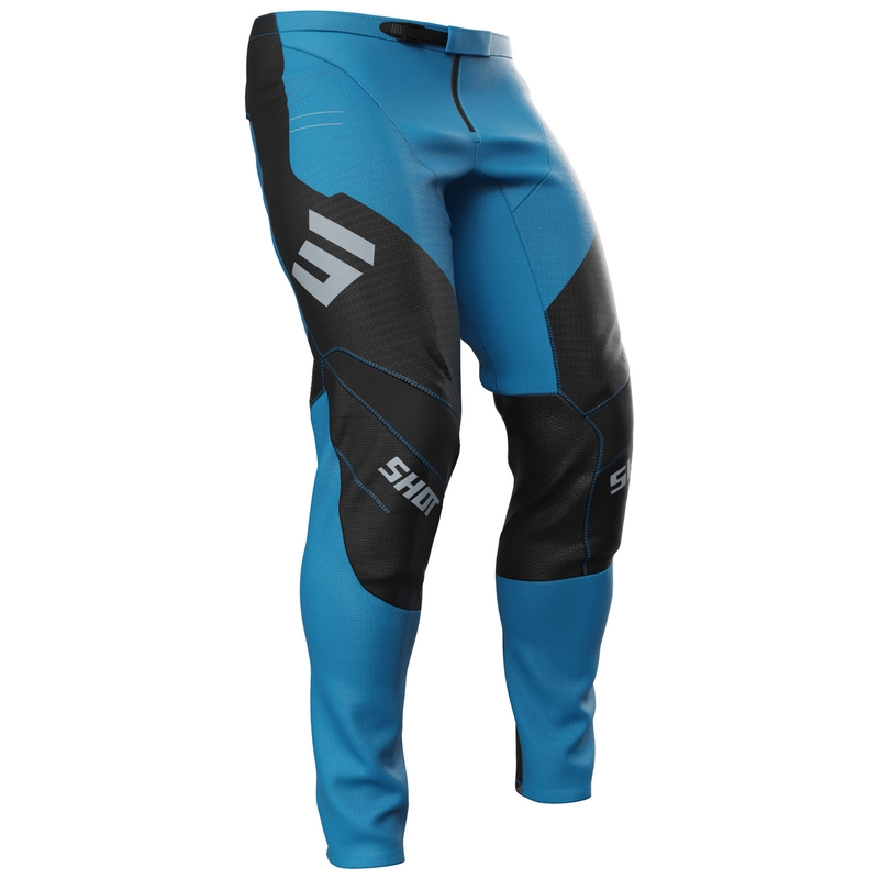 Pantalon motocross Shot Contact Shield bleu