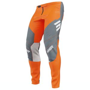 Pantalon moto cross Shot Contact Shield orange