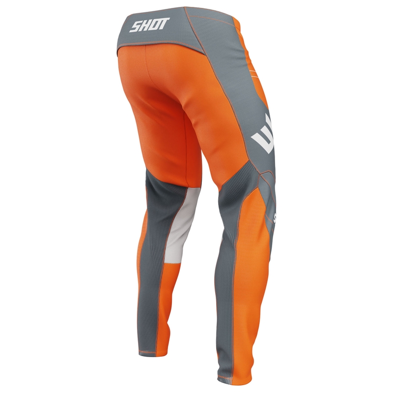 Pantalon moto cross Shot Contact Shield orange