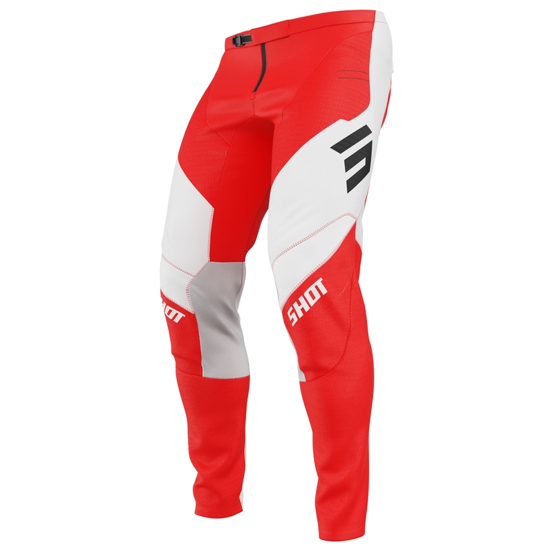 Pantalon moto cross Shot Contact Shield rouge