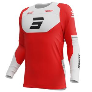 Maillot cross Shot Contact Shield rouge