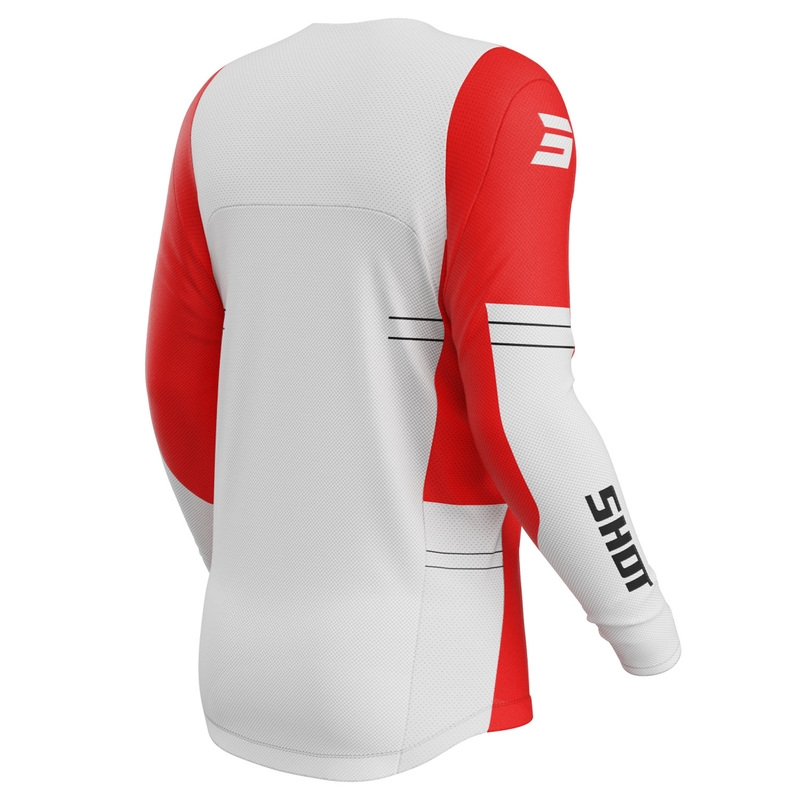 Maillot cross Shot Contact Shield rouge