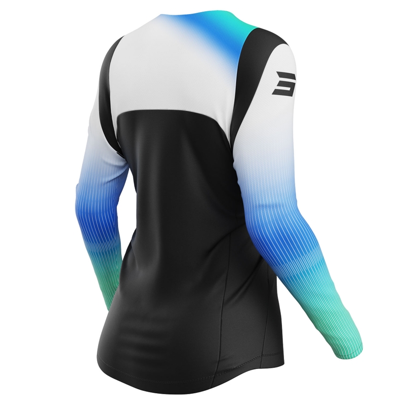 Maillot motocross femme Shot Contact Hera bleu