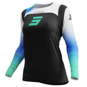 Maillot motocross femme Shot Contact Hera bleu
