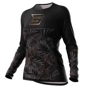 Maillot motocross femme Shot Contact Respect noir et or