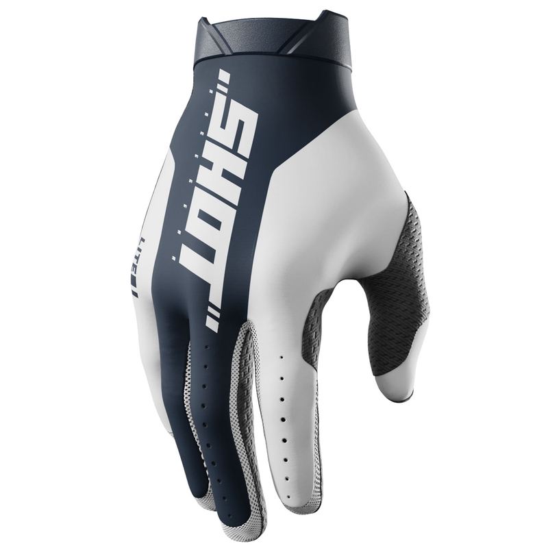 Gants de motocross Shot Lite Pro bleu