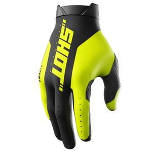 Gants cross Shot Lite Pro jaune fluo