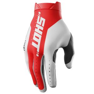Gants de motocross Shot Lite Pro rouges