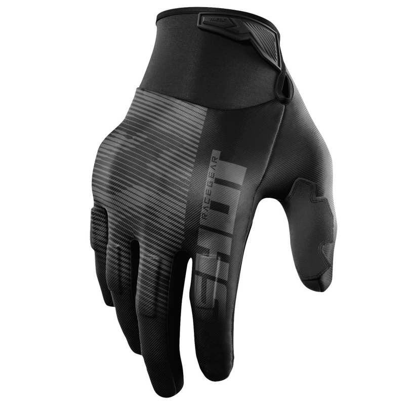 Gants cross Shot Drift Tactic noir-gris
