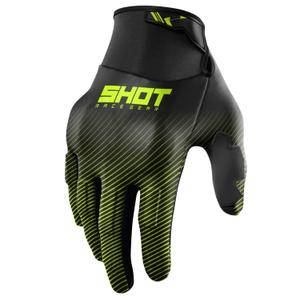 Gants cross Shot Drift Rim jaune fluo