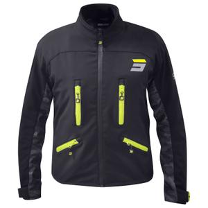 Blouson moto Shot Climatic noir-jaune fluo