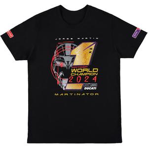 T-shirt Ducati Jorge Martin Champion du Monde 2024 noir