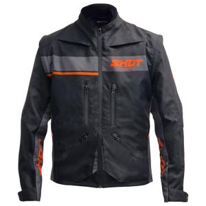 Veste moto Shot Contact Assault 2.0 noir-orange