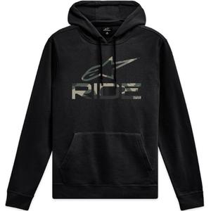 Sweat à capuche Alpinestars Ride Camo 4 noir