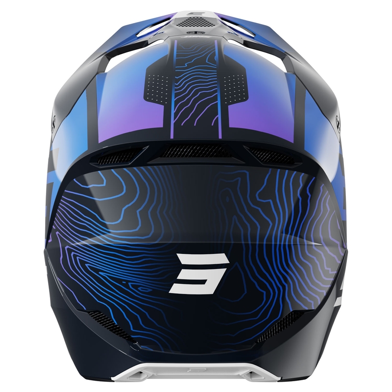 Casque motocross enfant Shot Furious Apex bleu